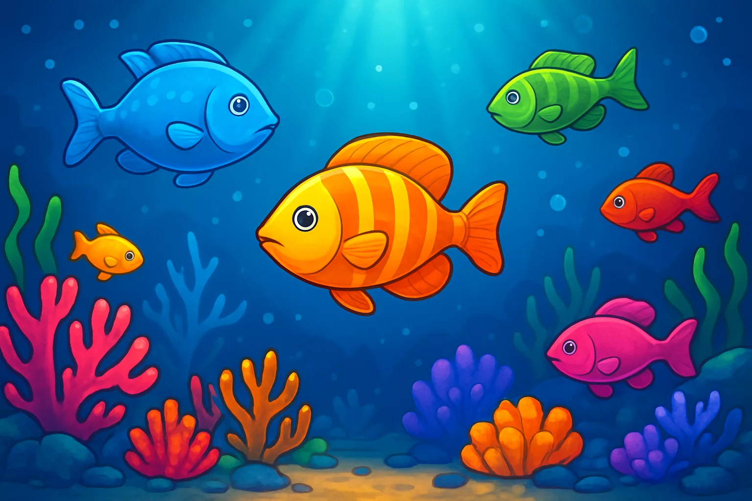 Fish Eat Getting Big